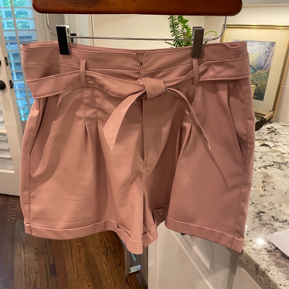 Paige paper bag shorts size 8